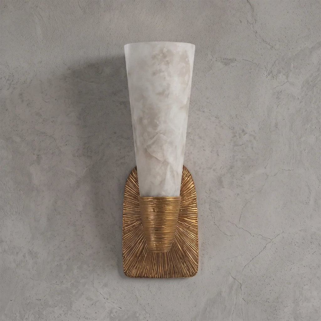 Elysian Alabaster Wall Sconce | wildoxy