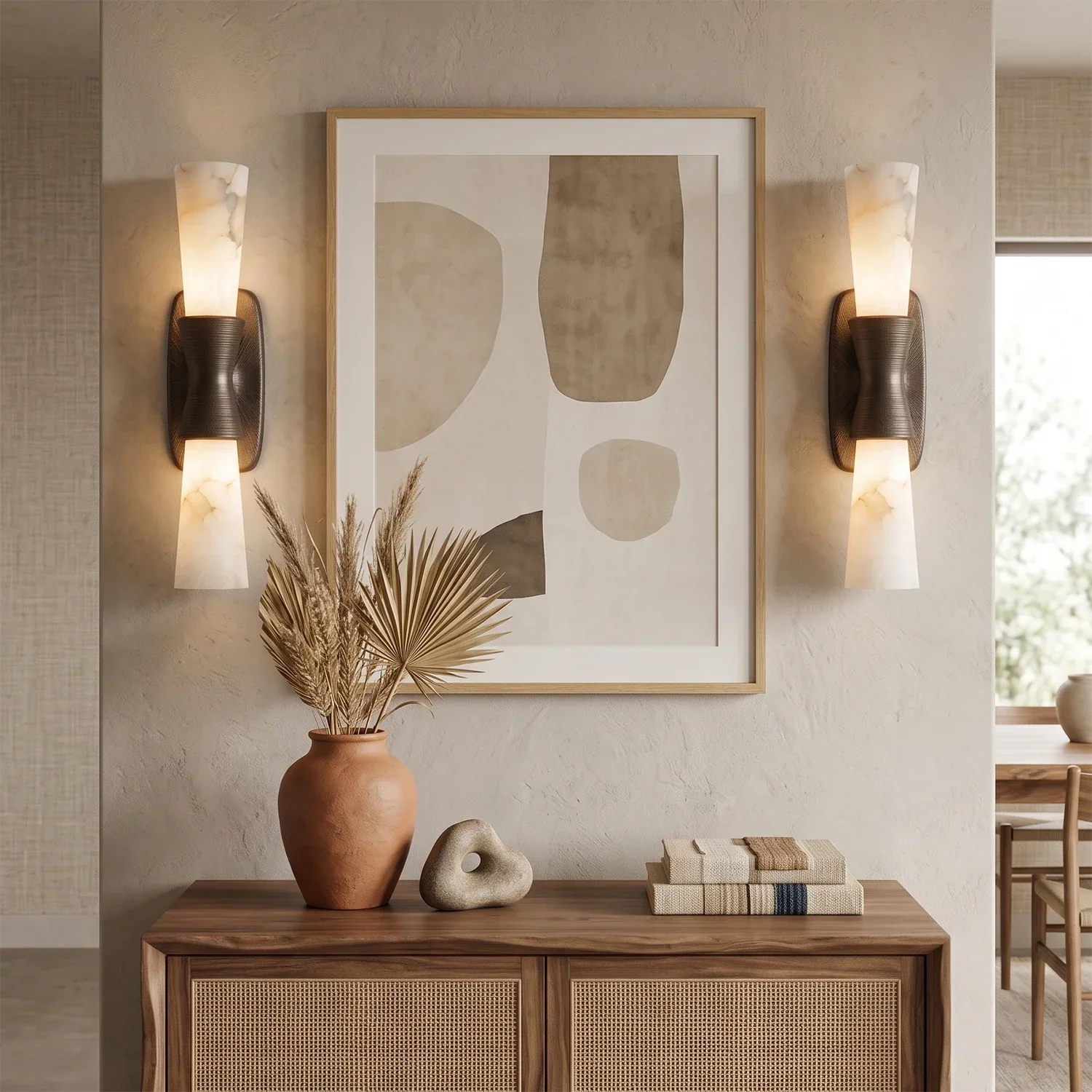 Elysian Alabaster Wall Sconce | wildoxy