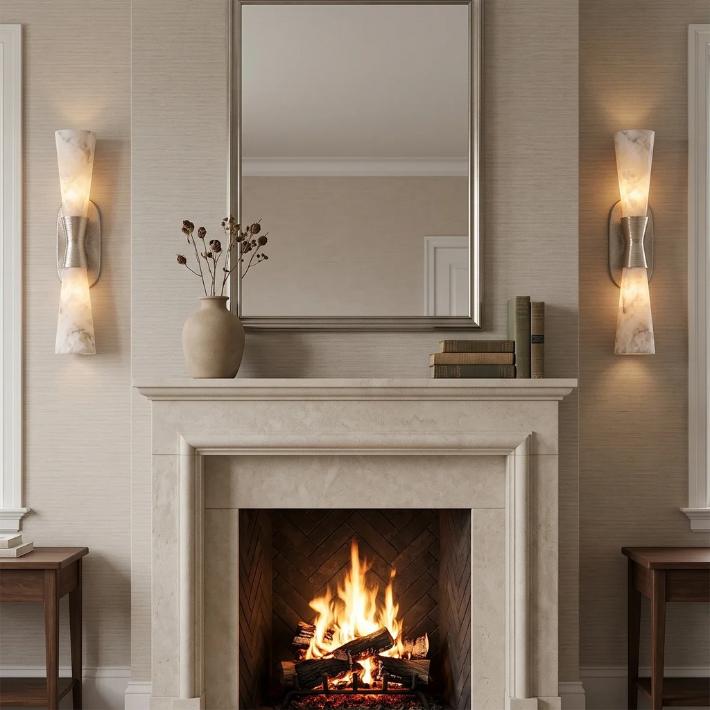 Elysian Alabaster Wall Sconce | wildoxy