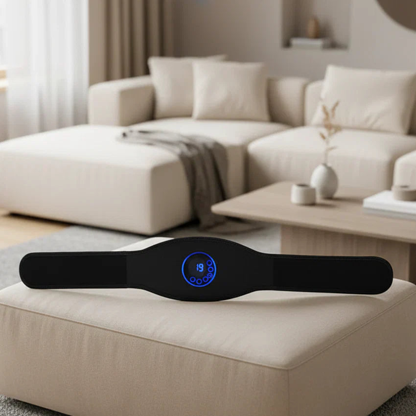EMS-Bauchmuskeltrainer — 19-stufig einstellbare Stimulation, elektrischer Muskelaktivator
