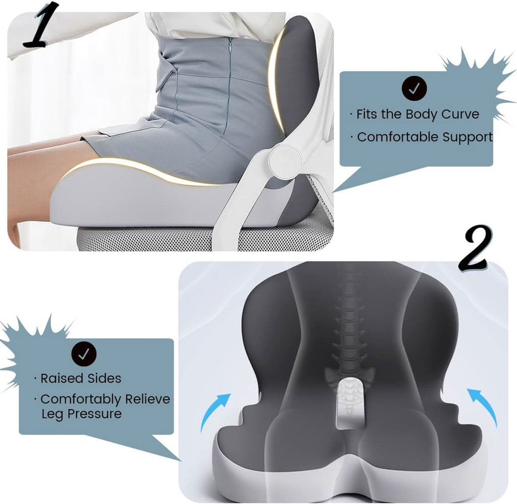 BodyForm Ανατομικό μαξιλάρι καθίσματος από αφρό μνήμης