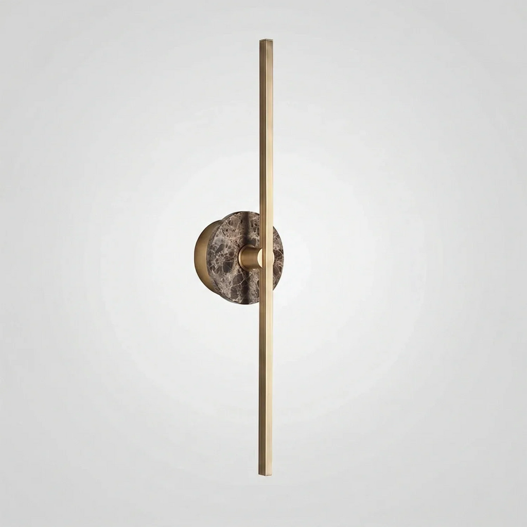 Essential Alabaster Brass Wall Sconce | wildoxy