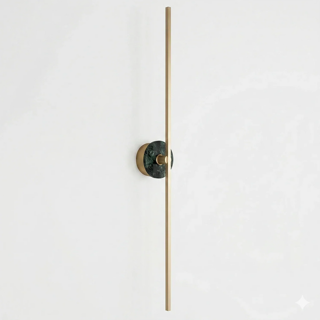 Essential Alabaster Brass Wall Sconce | wildoxy