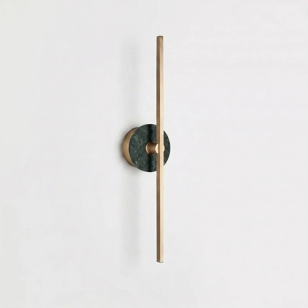 Essential Alabaster Brass Wall Sconce | wildoxy