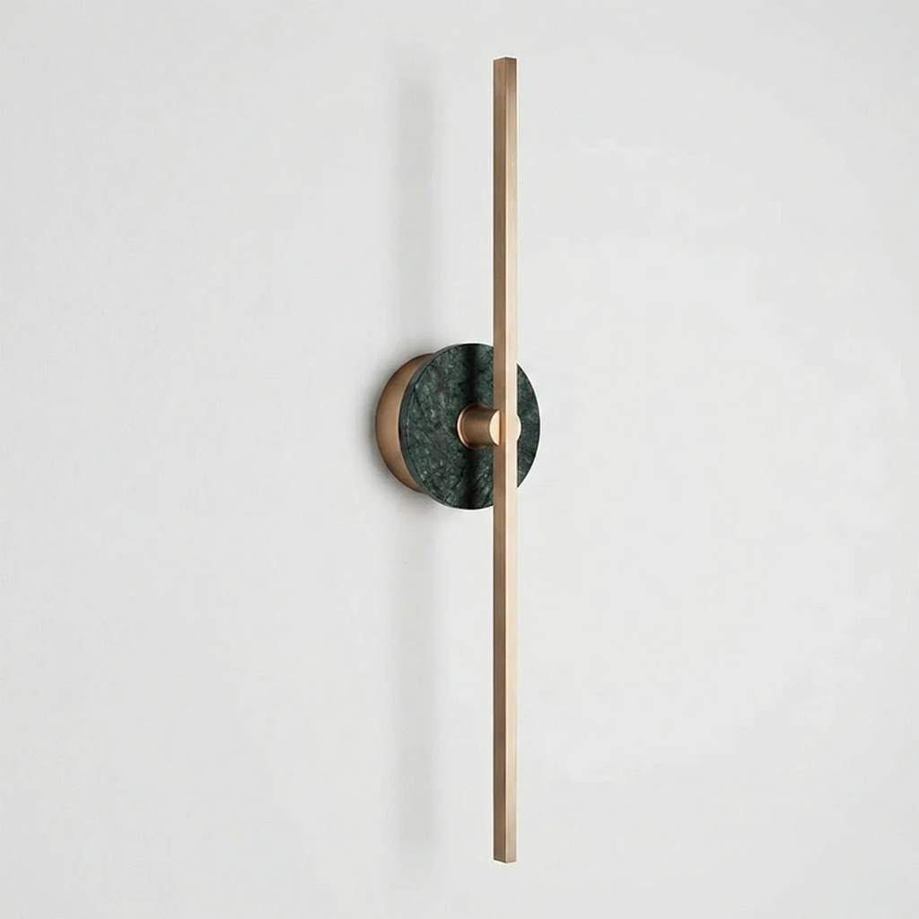 Essential Alabaster Brass Wall Sconce | wildoxy