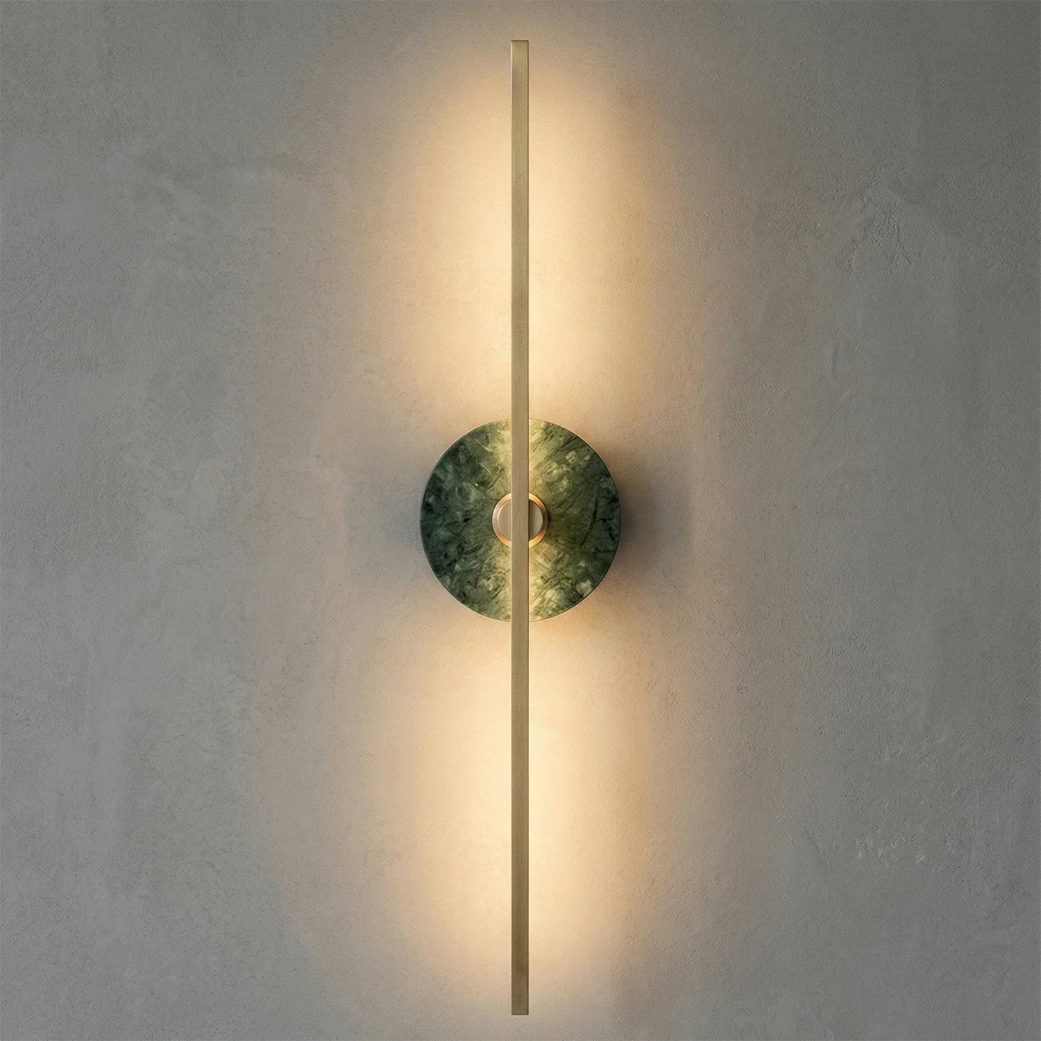 Essential Alabaster Brass Wall Sconce | wildoxy
