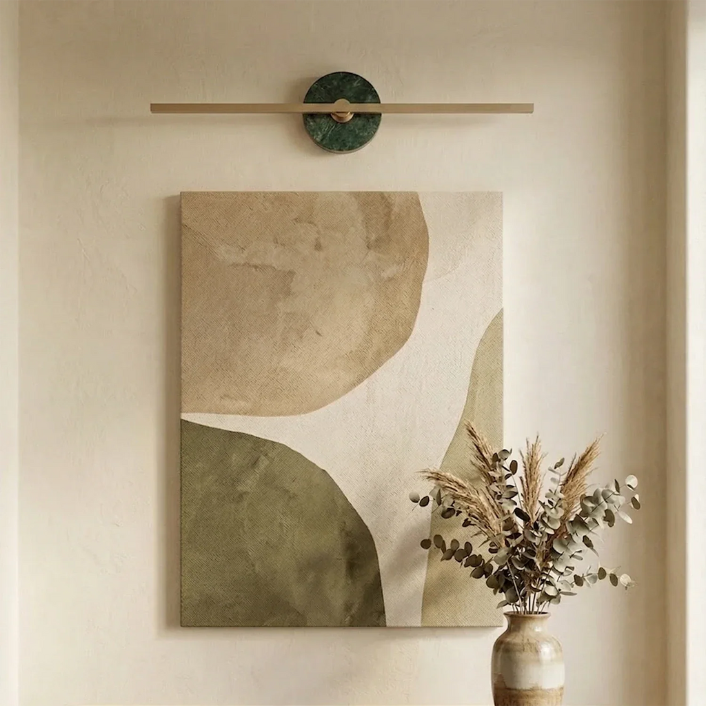 Essential Alabaster Brass Wall Sconce | wildoxy
