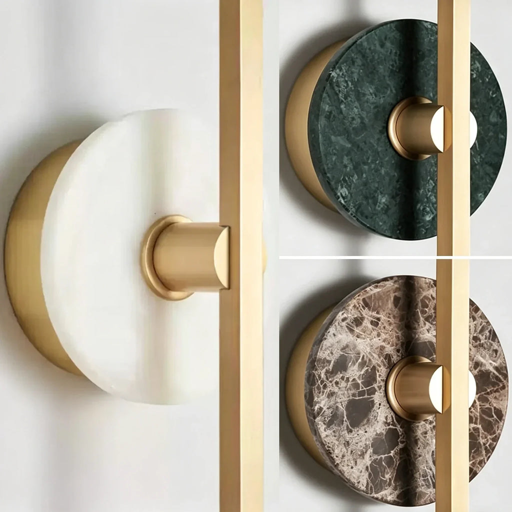 Essential Alabaster Brass Wall Sconce | wildoxy
