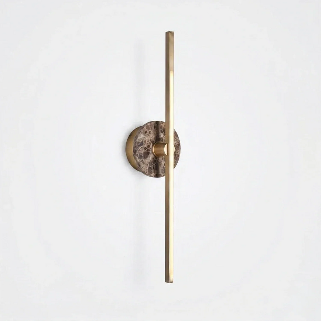 Essential Alabaster Brass Wall Sconce | wildoxy