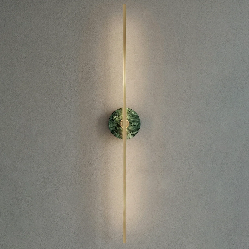 Essential Alabaster Brass Wall Sconce | wildoxy