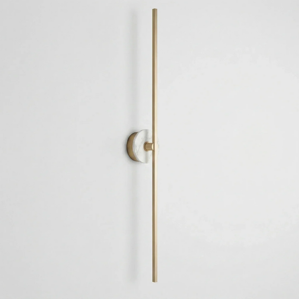 Essential Alabaster Brass Wall Sconce | wildoxy