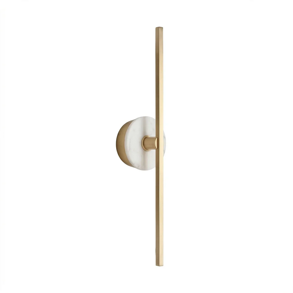 Essential Alabaster Brass Wall Sconce | wildoxy