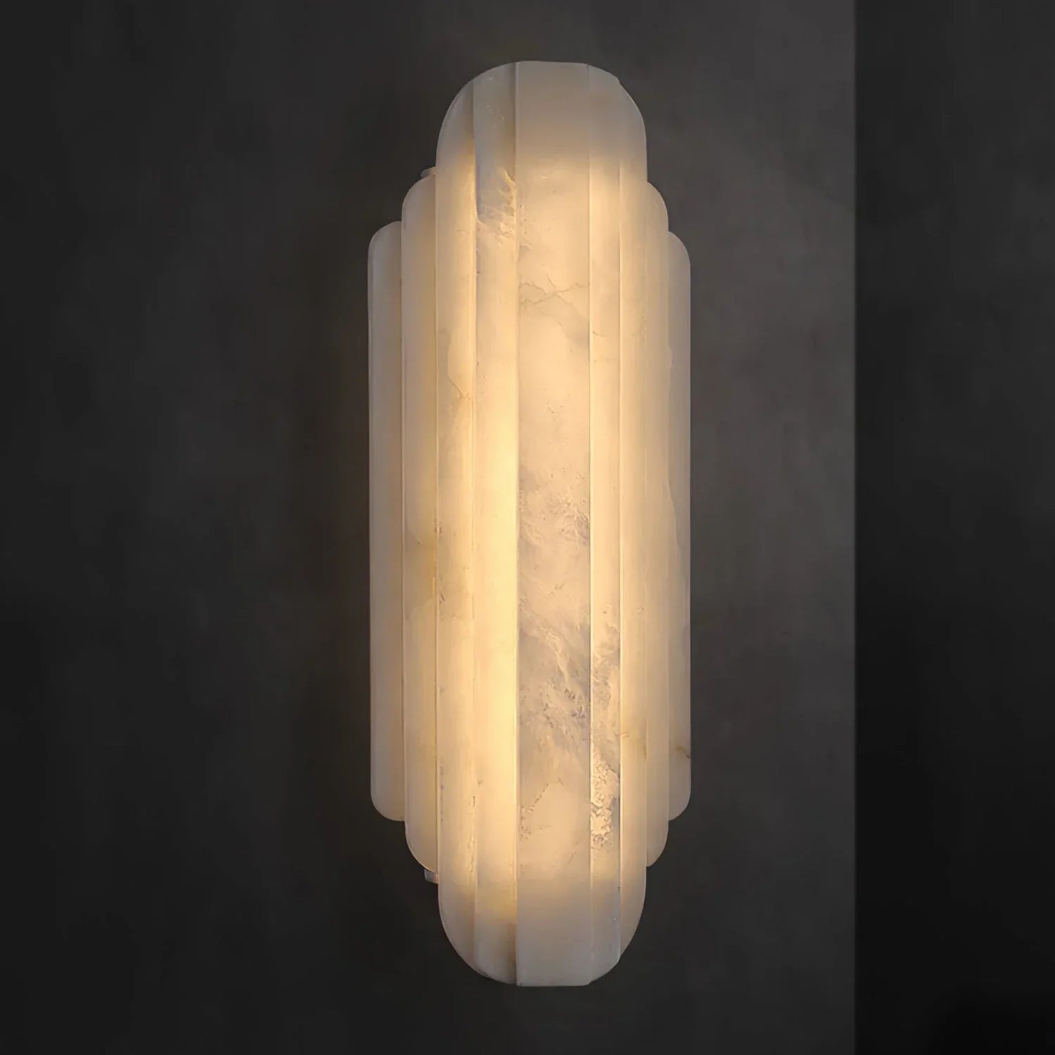 Estella Art Deco Alabaster Wall Sconce | wildoxy