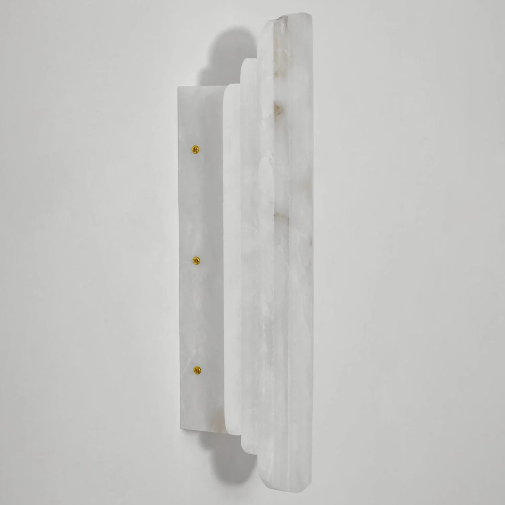Estella Art Deco Alabaster Wall Sconce | wildoxy