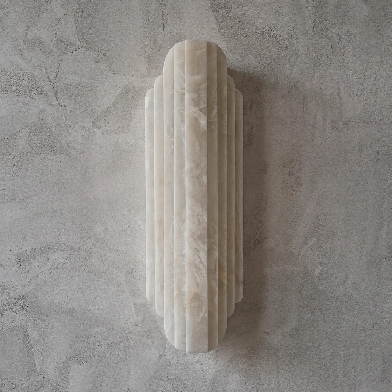 Estella Art Deco Alabaster Wall Sconce | wildoxy