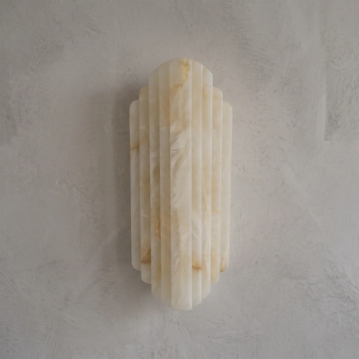 Estella Art Deco Alabaster Wall Sconce | wildoxy