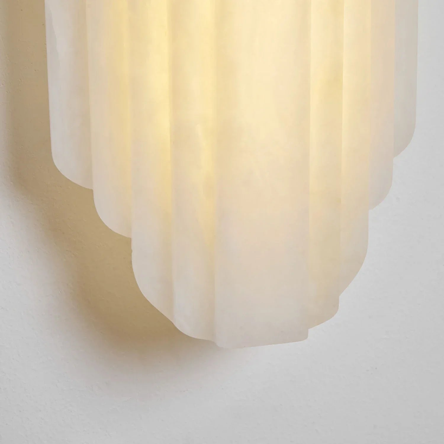 Estella Art Deco Alabaster Wall Sconce | wildoxy