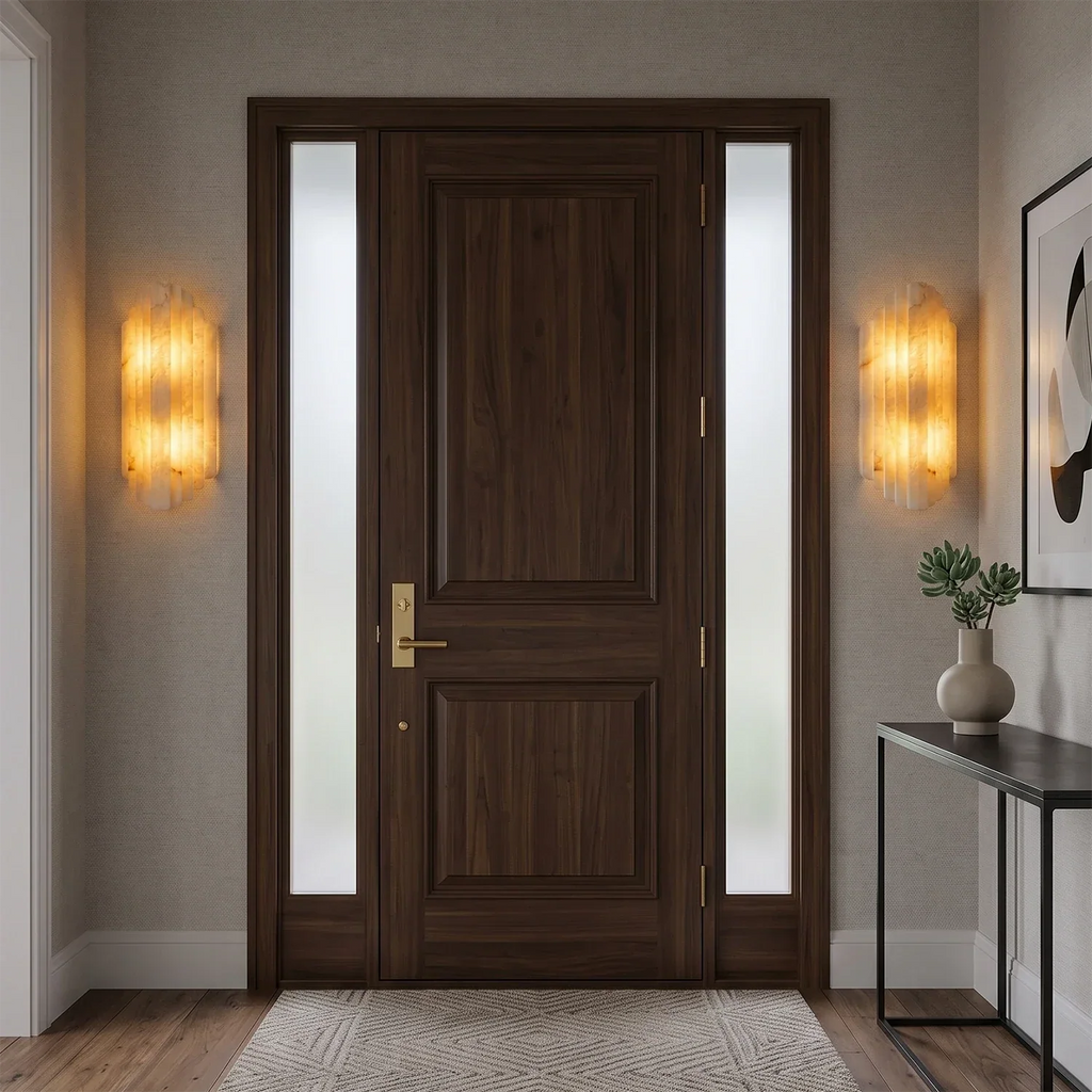 Estella Art Deco Alabaster Wall Sconce | wildoxy