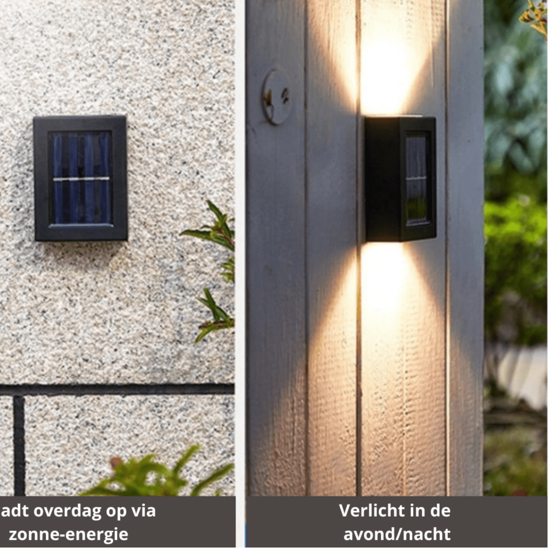 ETTA ソーラー式ワイヤレス屋外ランプ - 配線不要、自動薄暮点灯、10時間連続使用