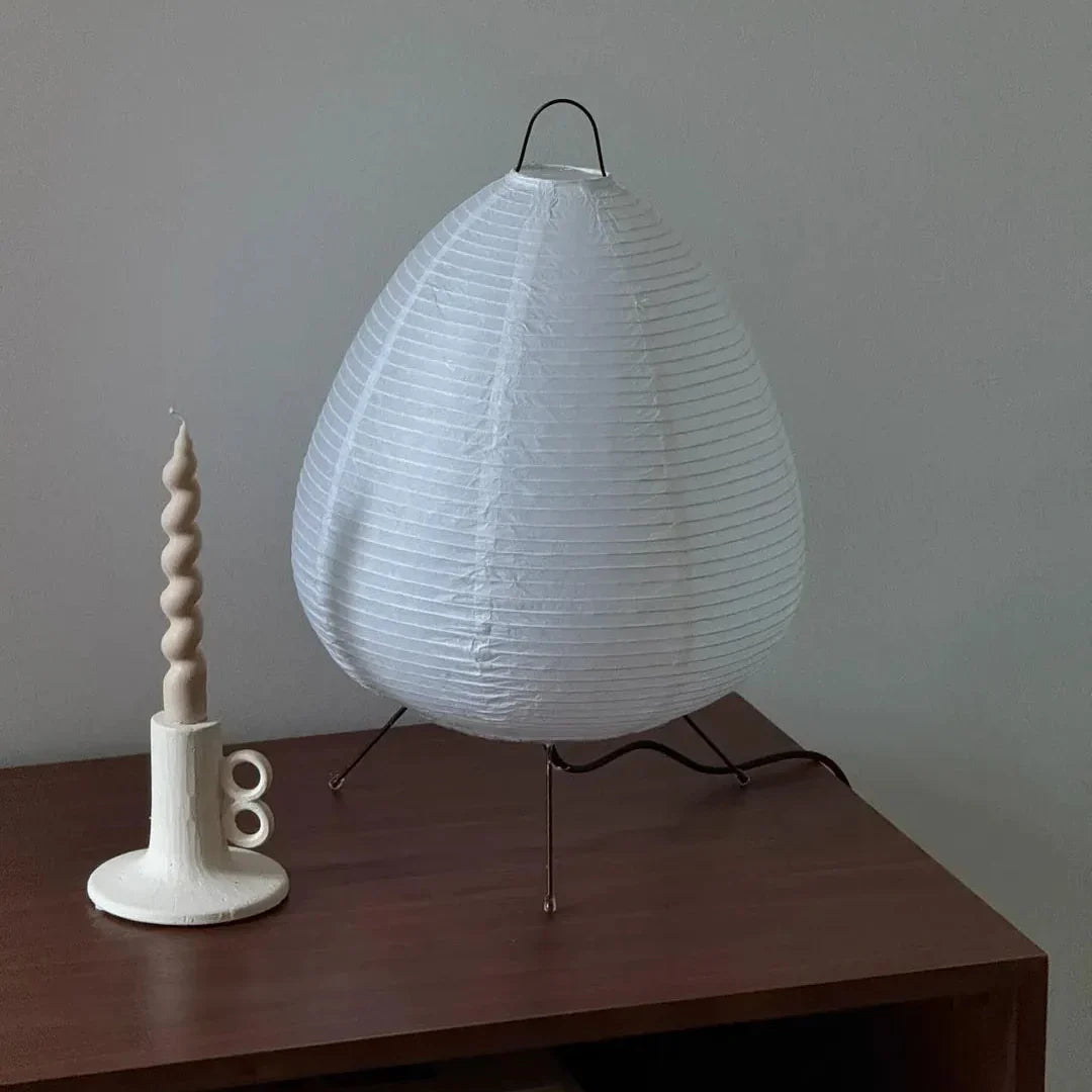 Japanese Style Freestanding Floor Lamp – Rice Paper Shade