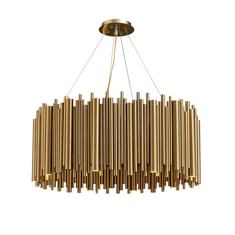 Gilded Nest Chandelier — Elaborate Design and Rich Gold Finish