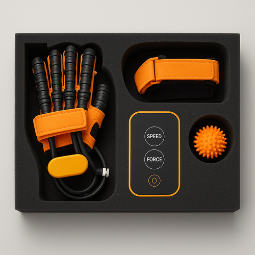 Automatische Handtrainingshandschuhe — Einstellbares Rehabilitationssystem