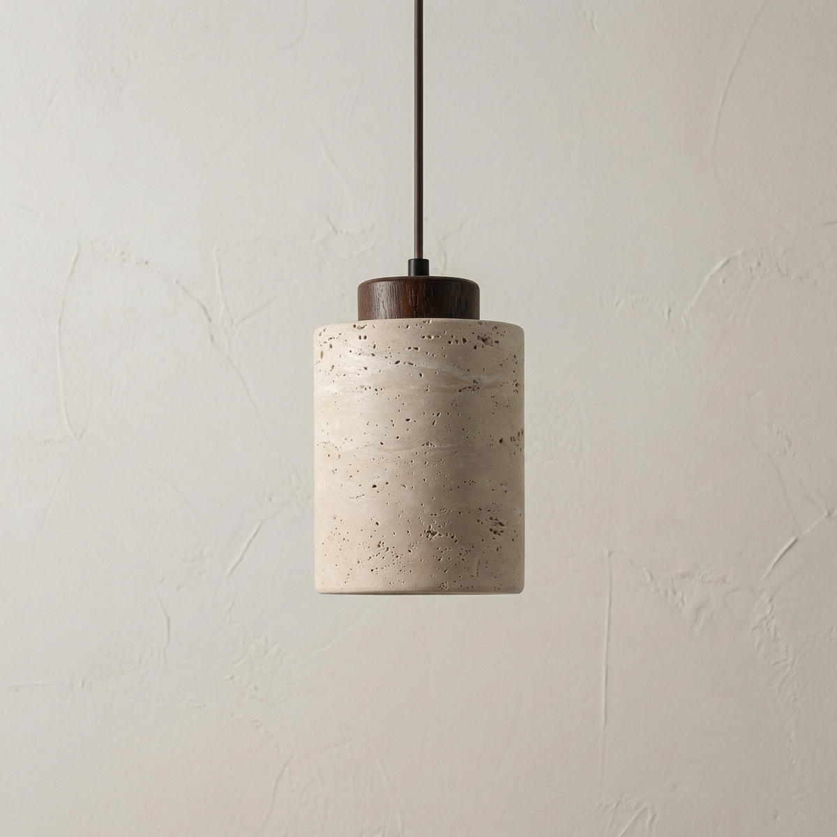 Vidar hanglamp van natuursteen – modern ontwerp met textuur