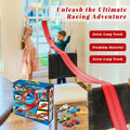 5 meter flexibel DIY-racerbana med bilar och loopar