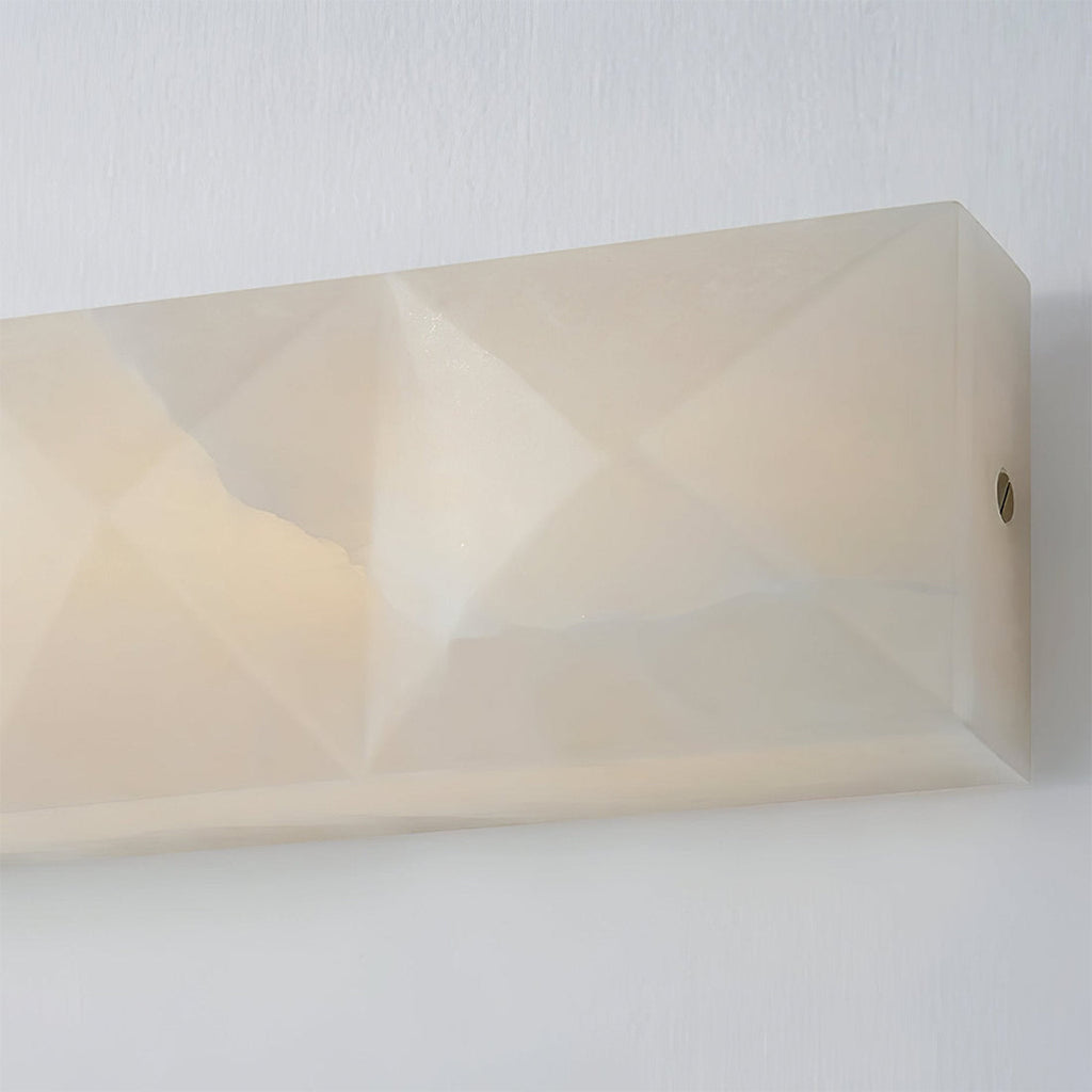Faceted Alabaster Wall Sconce | wildoxy