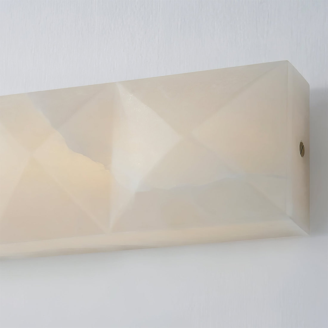 Faceted Alabaster Wall Sconce | wildoxy