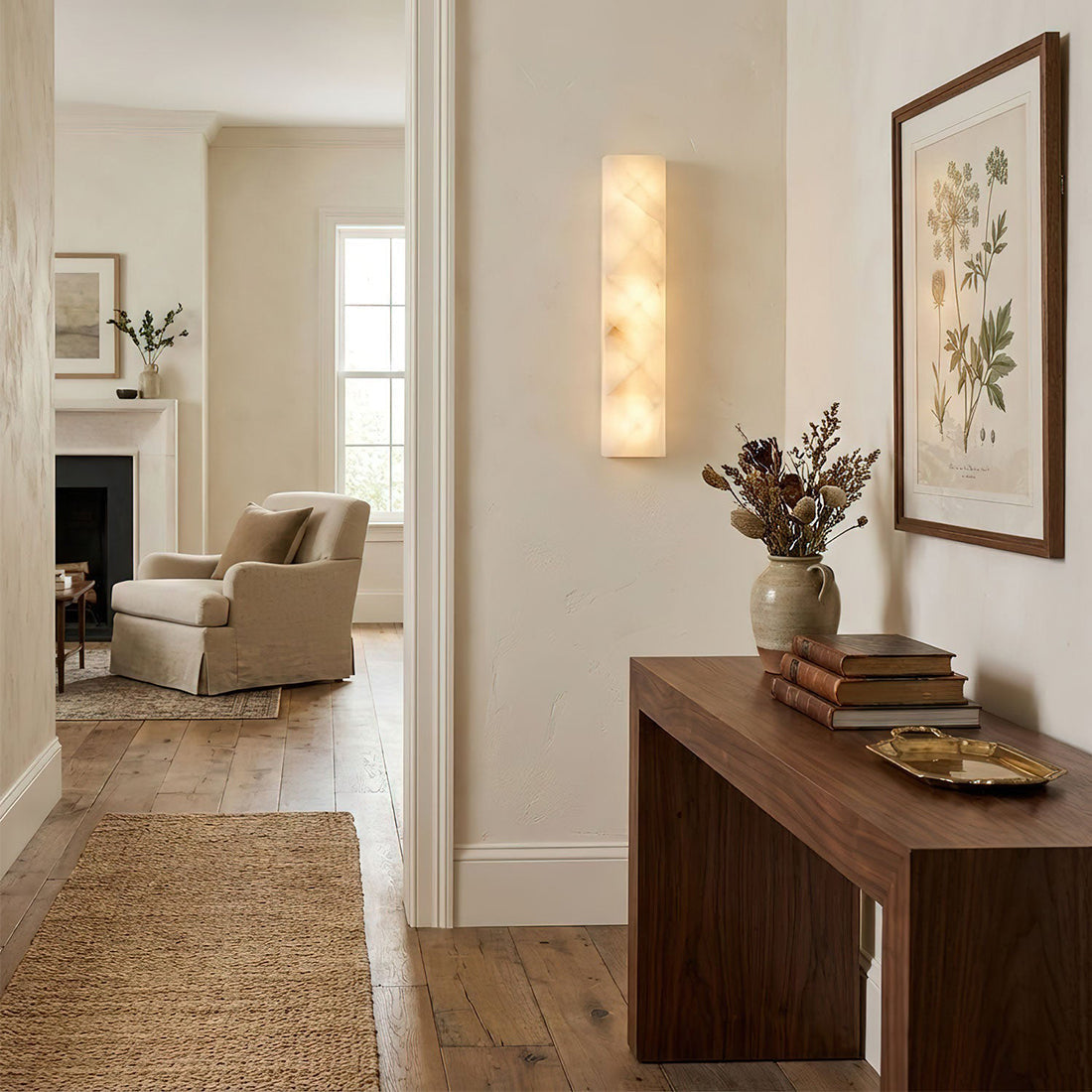 Faceted Alabaster Wall Sconce | wildoxy