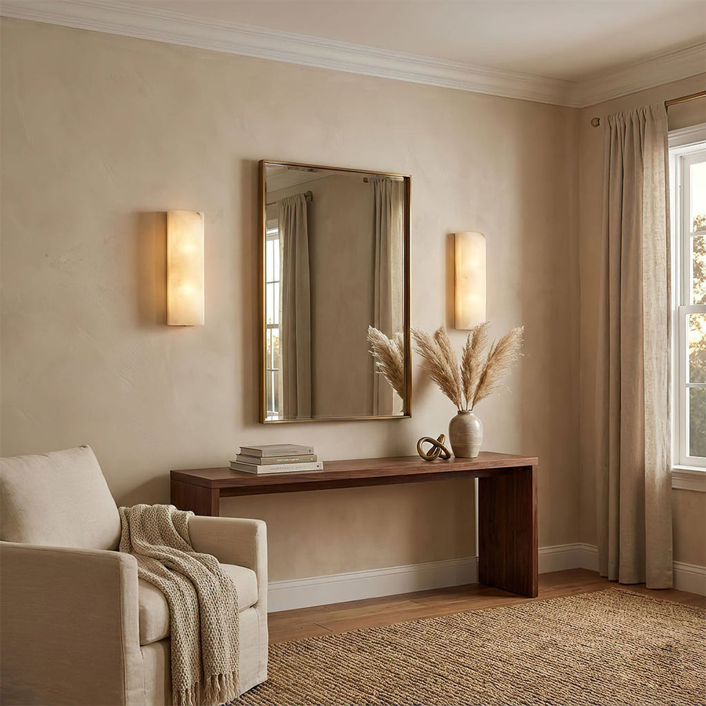 Faceted Alabaster Wall Sconce | wildoxy