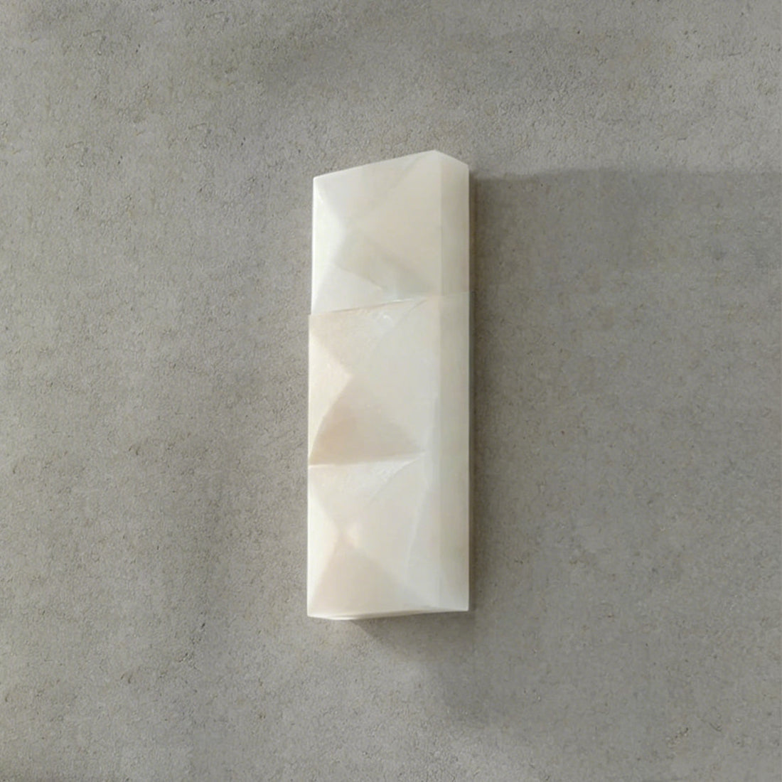 Faceted Alabaster Wall Sconce | wildoxy