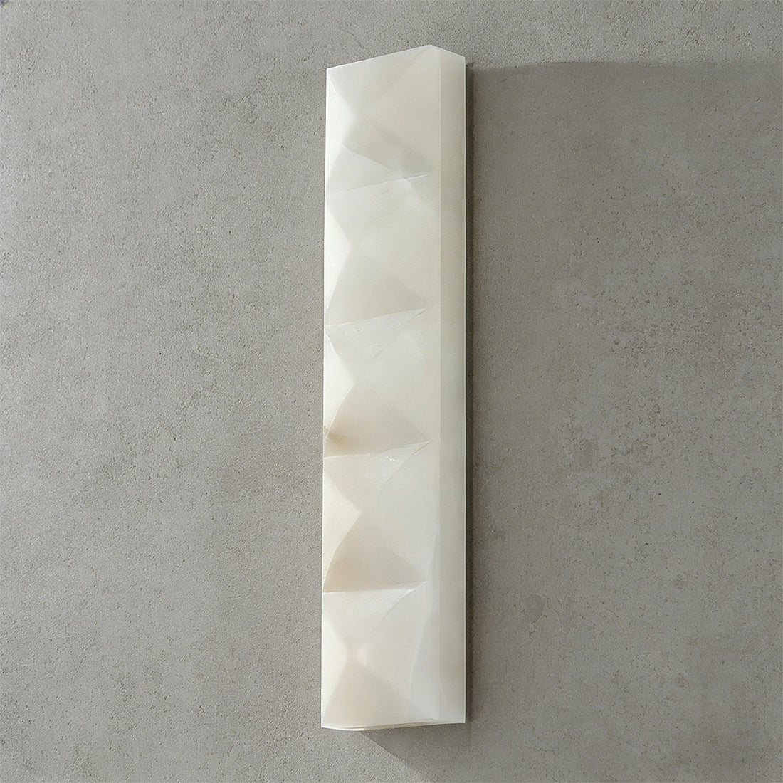 Faceted Alabaster Wall Sconce | wildoxy