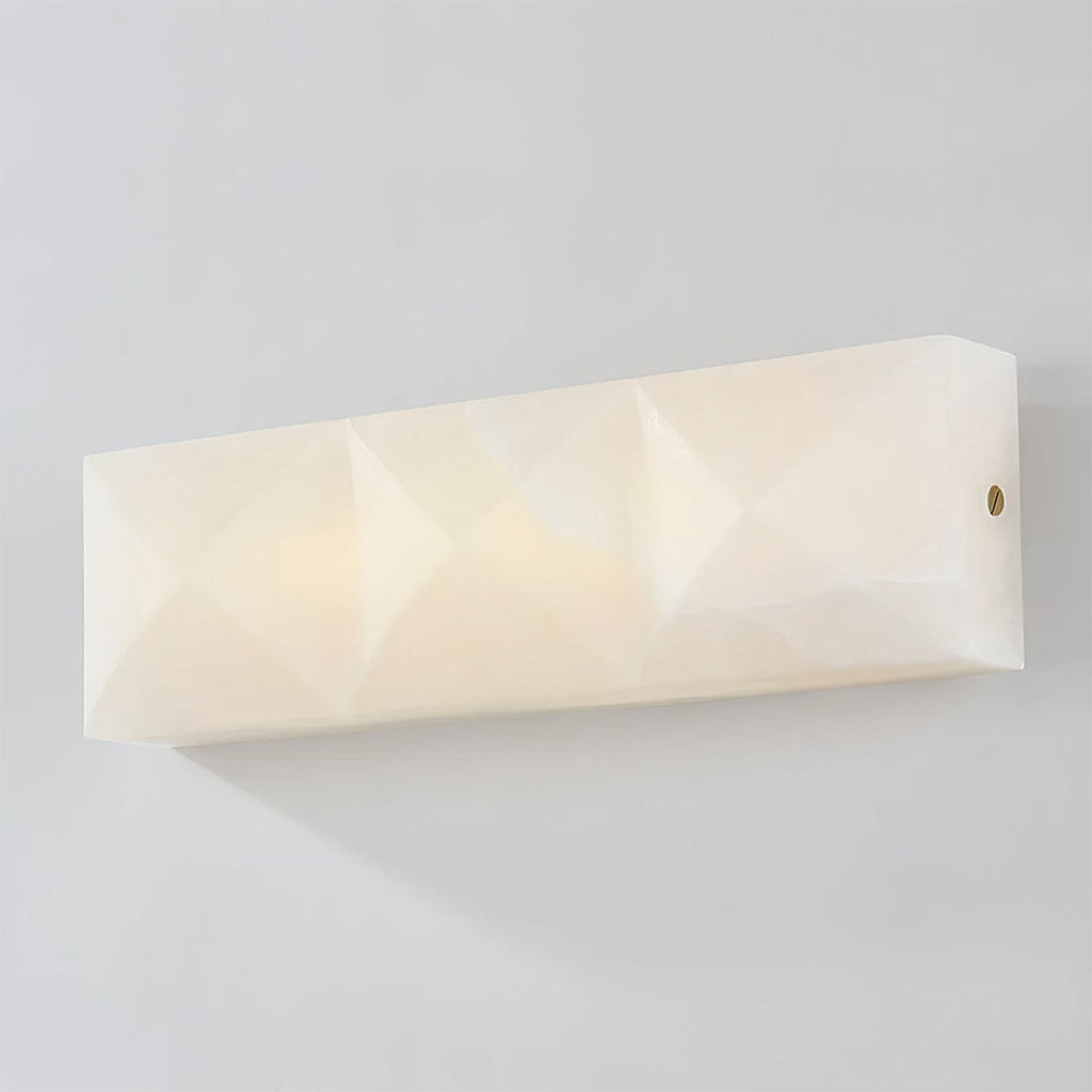 Faceted Alabaster Wall Sconce | wildoxy