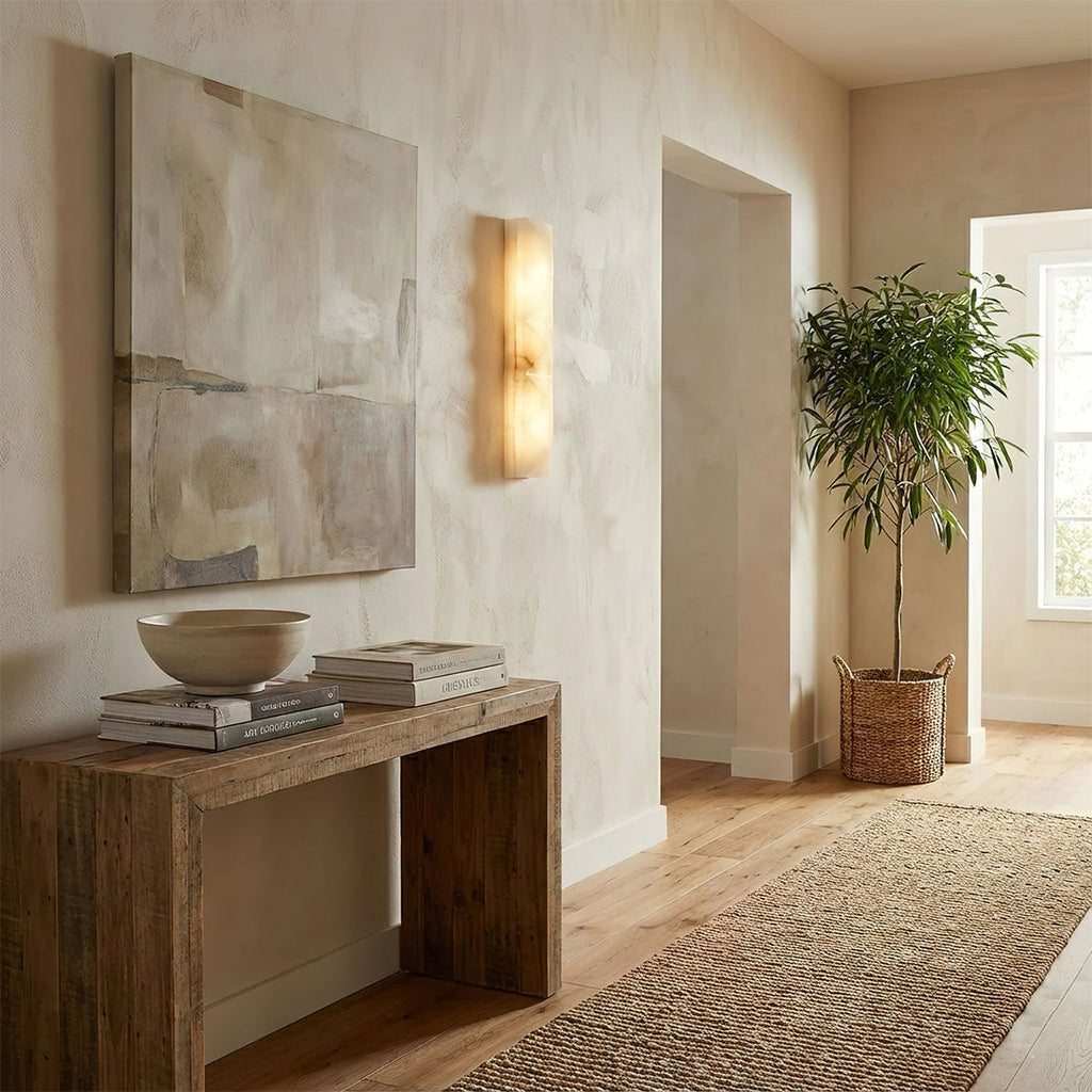 Faceted Alabaster Wall Sconce | wildoxy