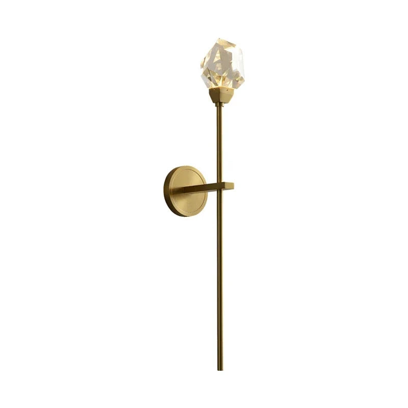 Faceted Crystal Masonry Wall Sconce | wildoxy