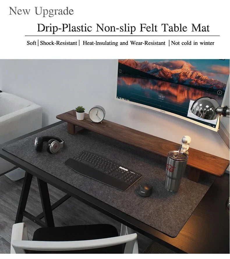 COREPAD 100x50cm skrivebordsmåtte i uldfilt