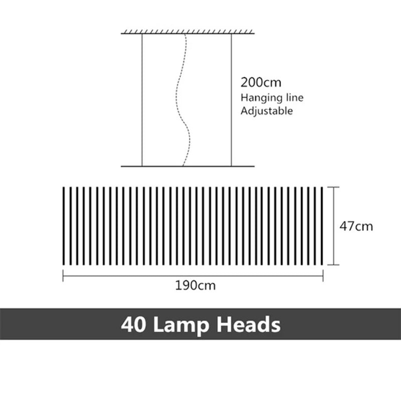 Quillbone Remote Controlled Chandelier — Independent Adjustable Bulbs