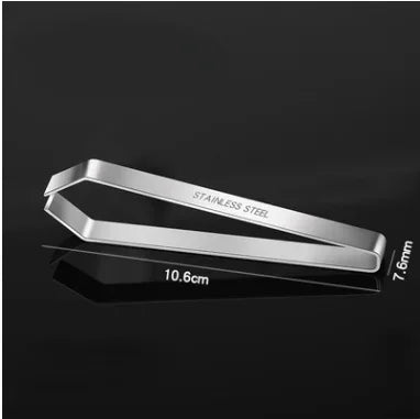 Pinzette per ossa Finpinch — acciaio inox, punte angolate a presa fine