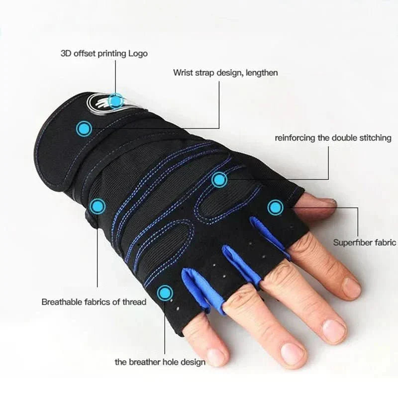 Forcewrap قفازات تدريب مقاومة للصدمات — دعم مثبّت للمعصم