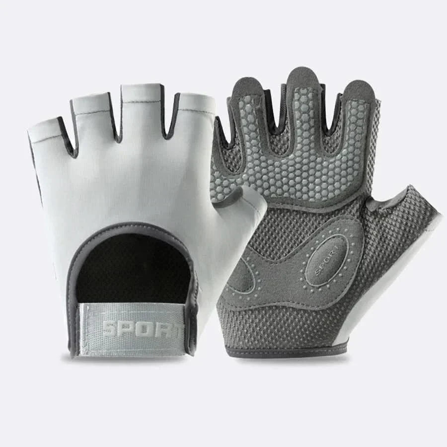Gants de fitness unisexes FitGrip — bouts des doigts ouverts, maintien respirant