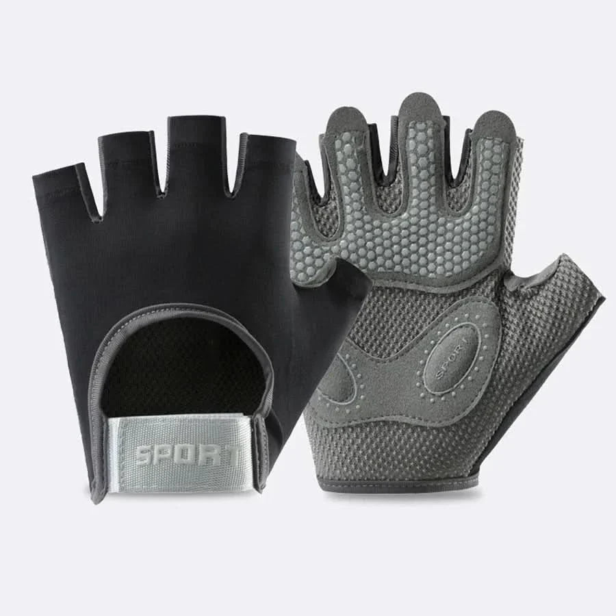 Gants de fitness unisexes FitGrip — bouts des doigts ouverts, maintien respirant