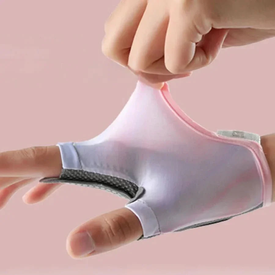Gants de fitness unisexes FitGrip — bouts des doigts ouverts, maintien respirant