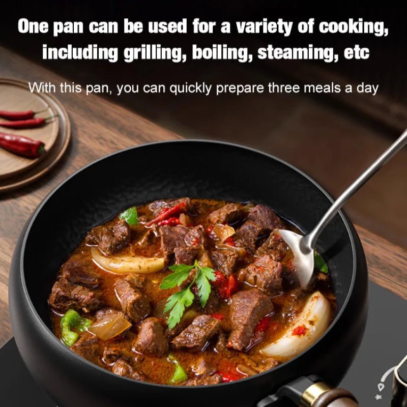 Flamepotx Handcrafted Cast Iron Pot — High Heat Resistant, Even Heating