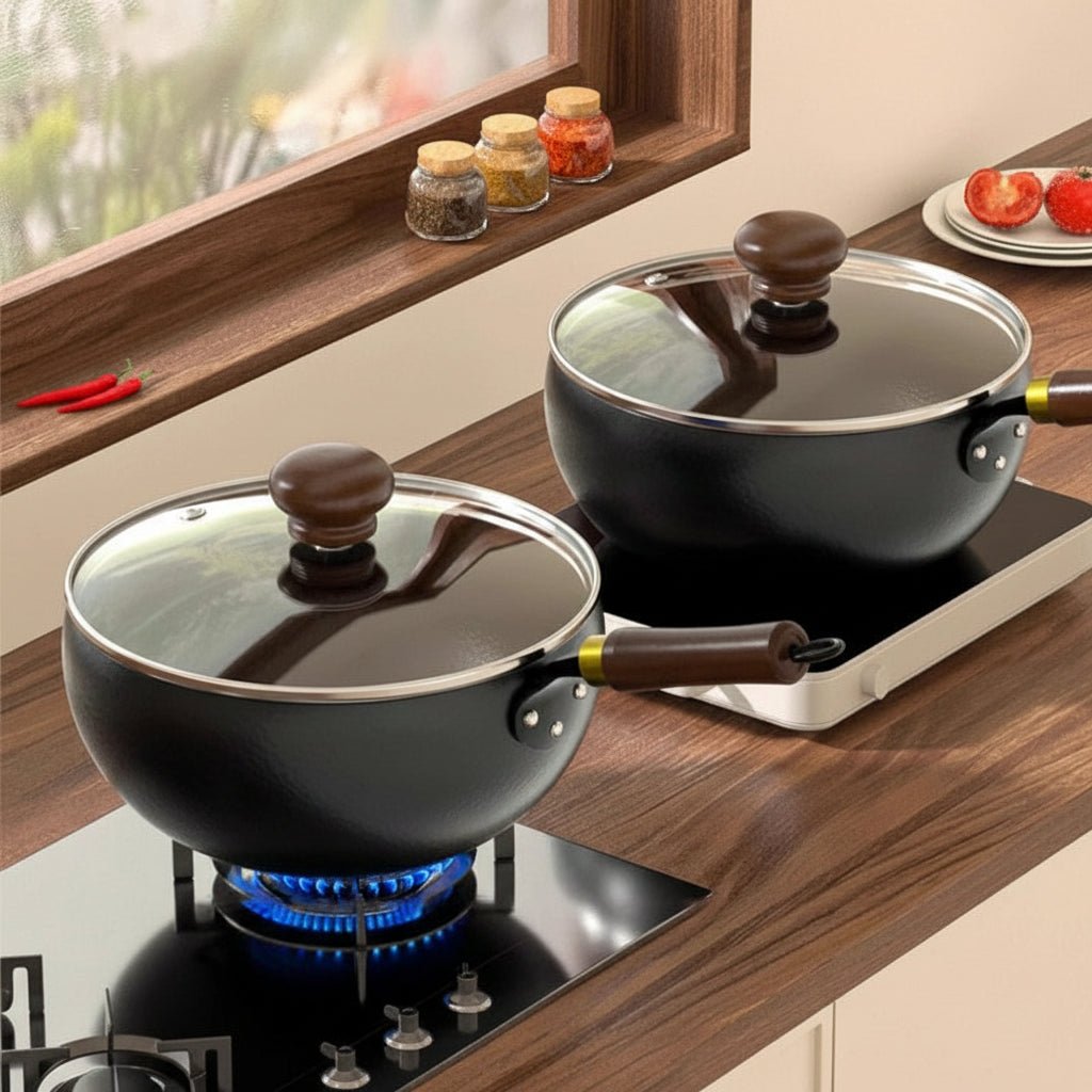 Flamepotx Handcrafted Cast Iron Pot — High Heat Resistant, Even Heating