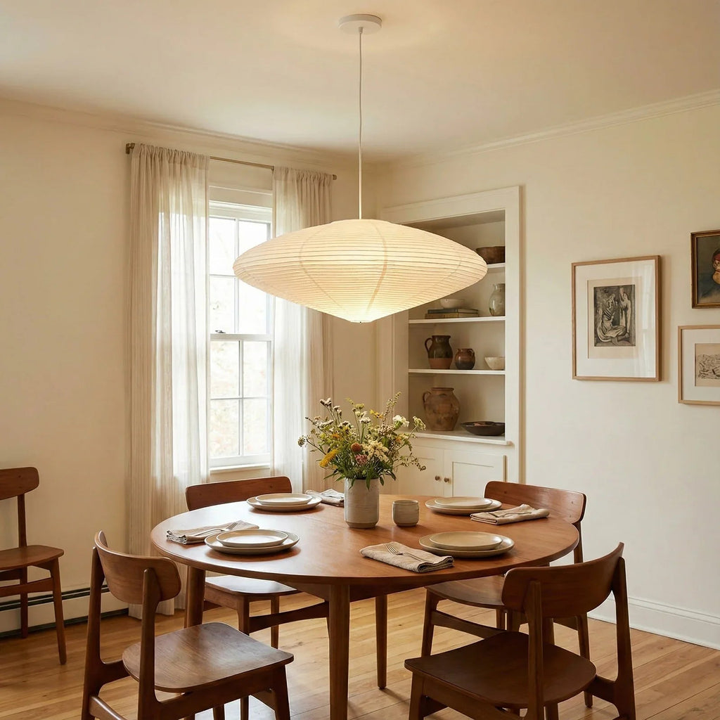 Akari Flat Shape 26A / 21A / 15A Pendant Light | wildoxy