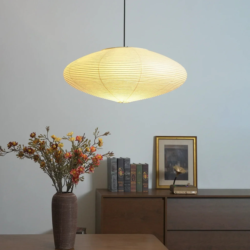 Akari Flat Shape 26A / 21A / 15A Pendant Light | wildoxy