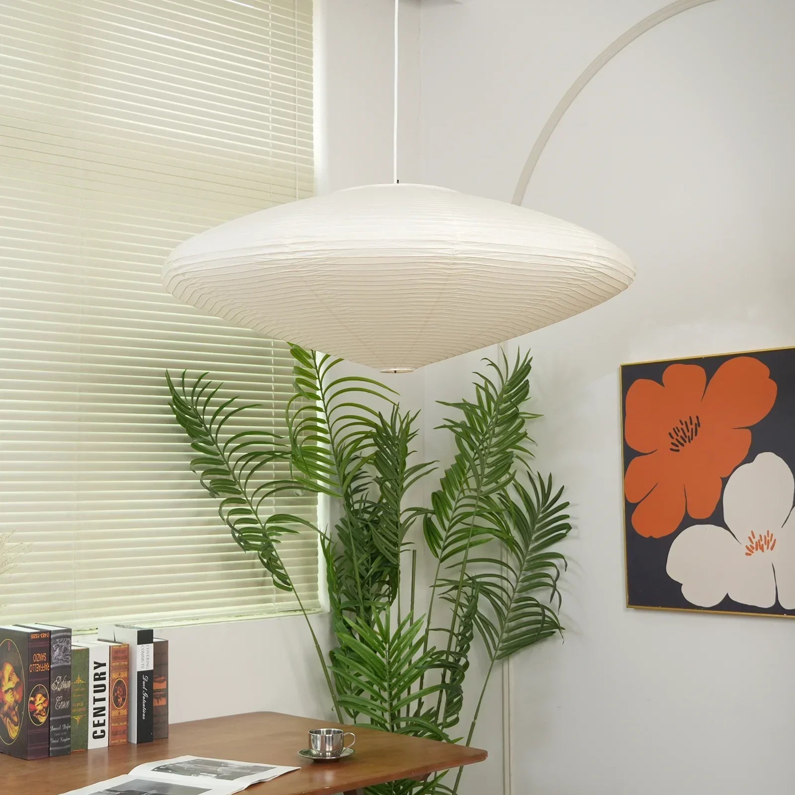 Akari Flat Shape 26A / 21A / 15A Pendant Light | wildoxy
