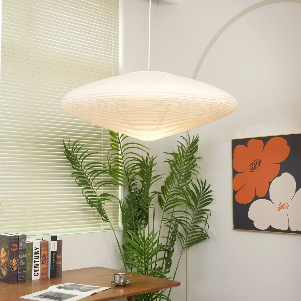 Akari Flat Shape 26A / 21A / 15A Pendant Light | wildoxy